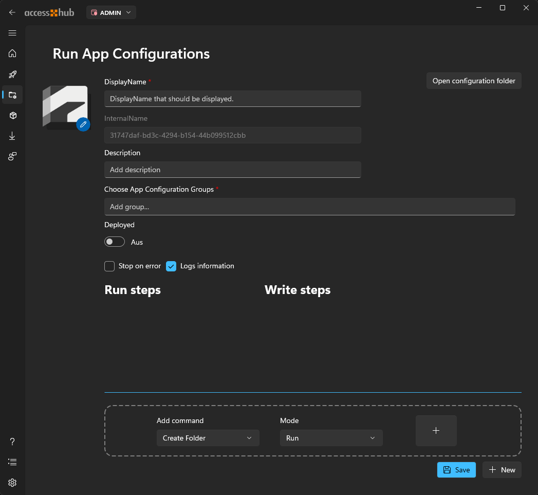 Add Configuration