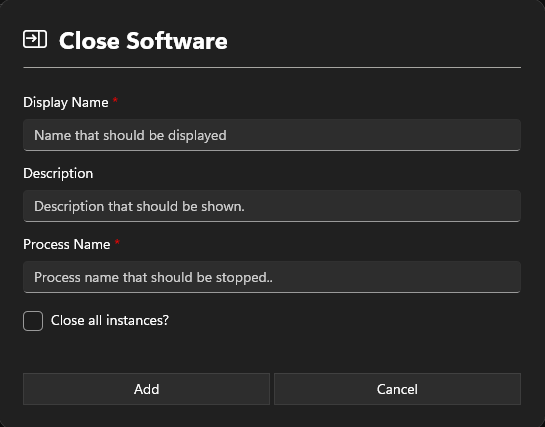 Close Software