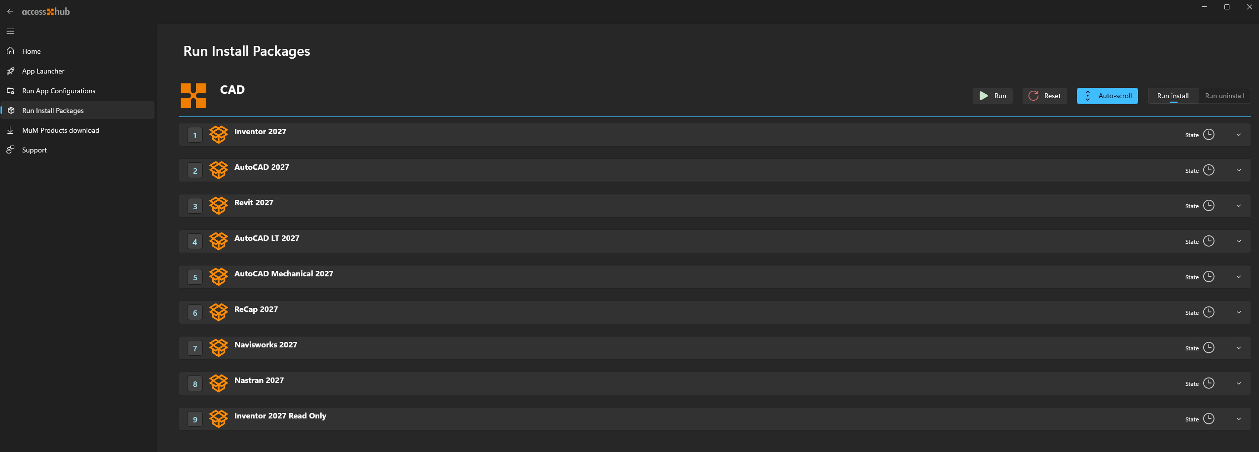 Run Install Package Group