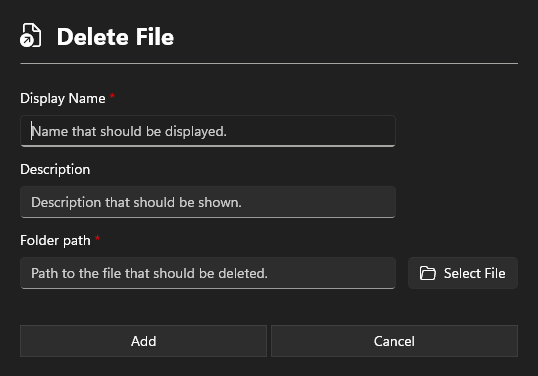 Delete File