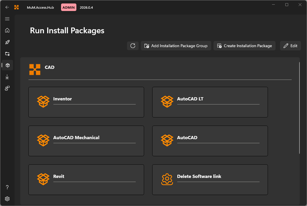 Dashboard Run App Configuration